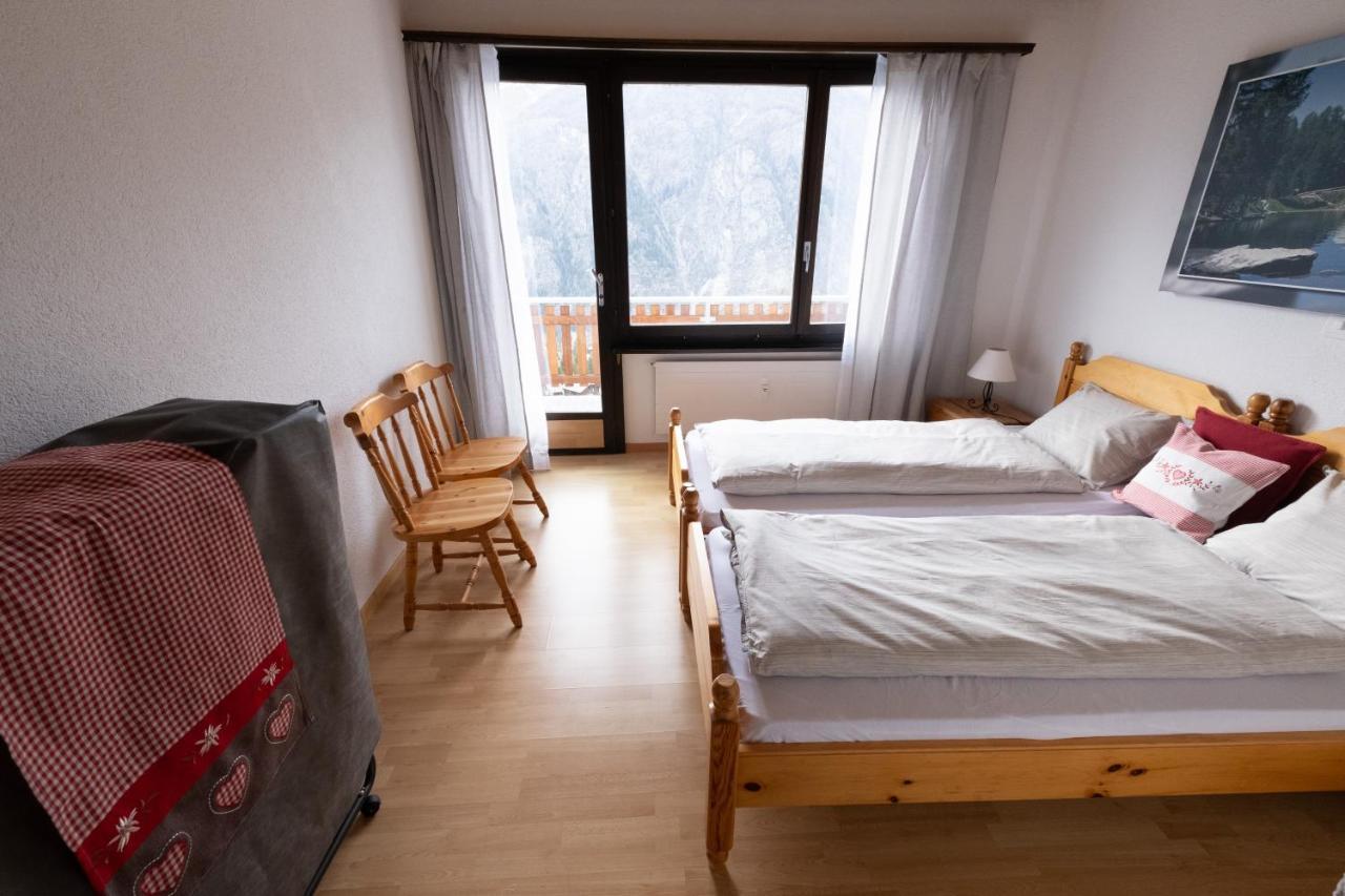 Panorama At Haus Waldheim Nr. 11 Apartman Grächen Kültér fotó